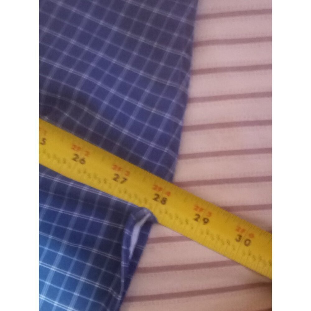 NWT Nautica Performance Super Shirt, Button Up, Slim Fit, Blue Check 15-15.5 (M) - Picture 14 of 14